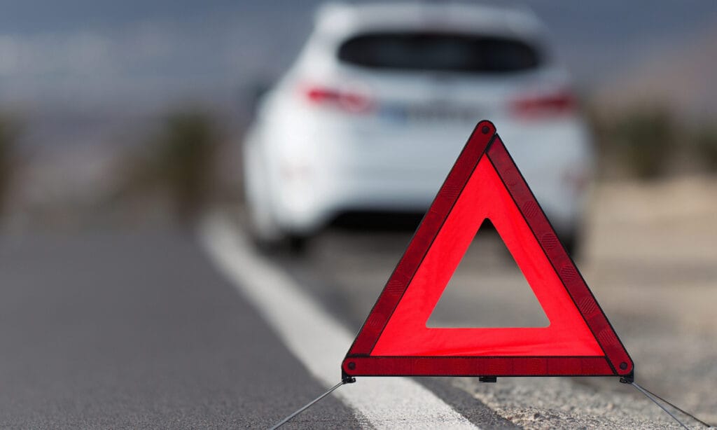 acidente de trânsito nas férias