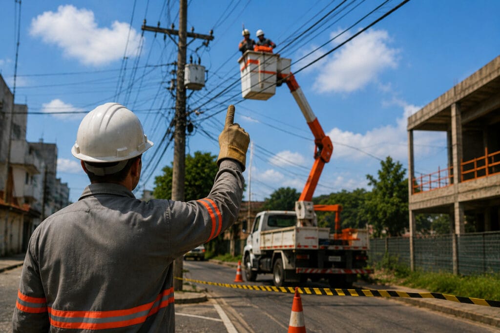acidentes rede elétrica